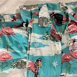Nick & Nora Flannel Winter Airstream pajamas size XL